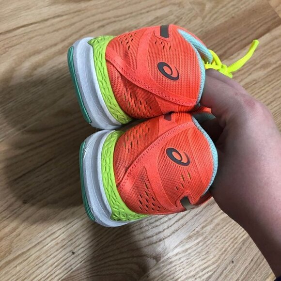 ASICS T583N Women’s Sneakers Sz 9 Orange - Picture 5 of 8